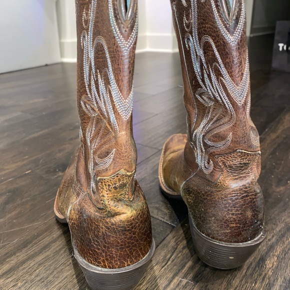 Leather Cowboy Boots - Picture 3 of 4